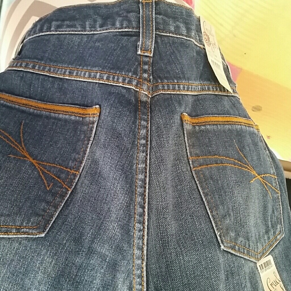 NWT Cruel Girl jeans 7 long slim bootcut
